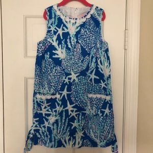 Like New Lilly Pulitzer Girls A line shift dress